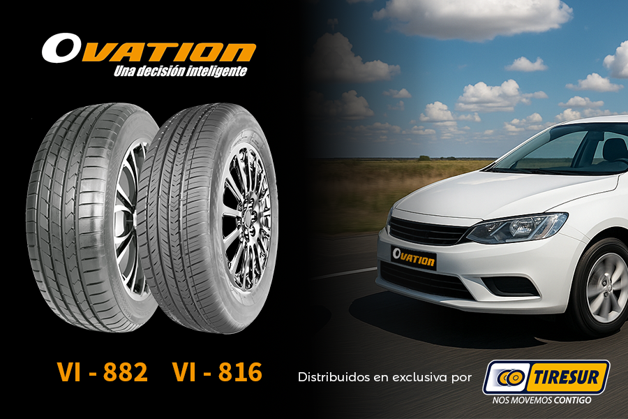 Tiresur incorpora los nuevos neumáticos VI-882 y VI-816 de Ovation a su porfolio