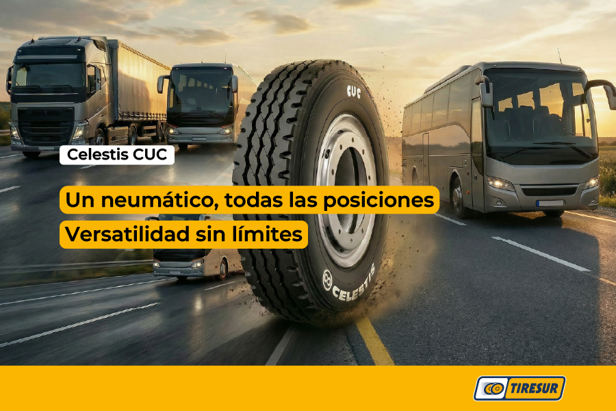 Tiresur amplía su gama de TBR con la llegada del nuevo Celestis CUC de la mano del fabricante JK Tyre.