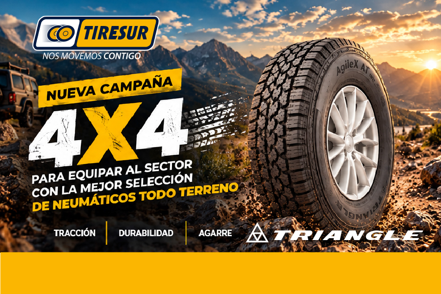 Campaña 4x4 Tiresur: neumáticos AT y MT para todo tipo de terrenos