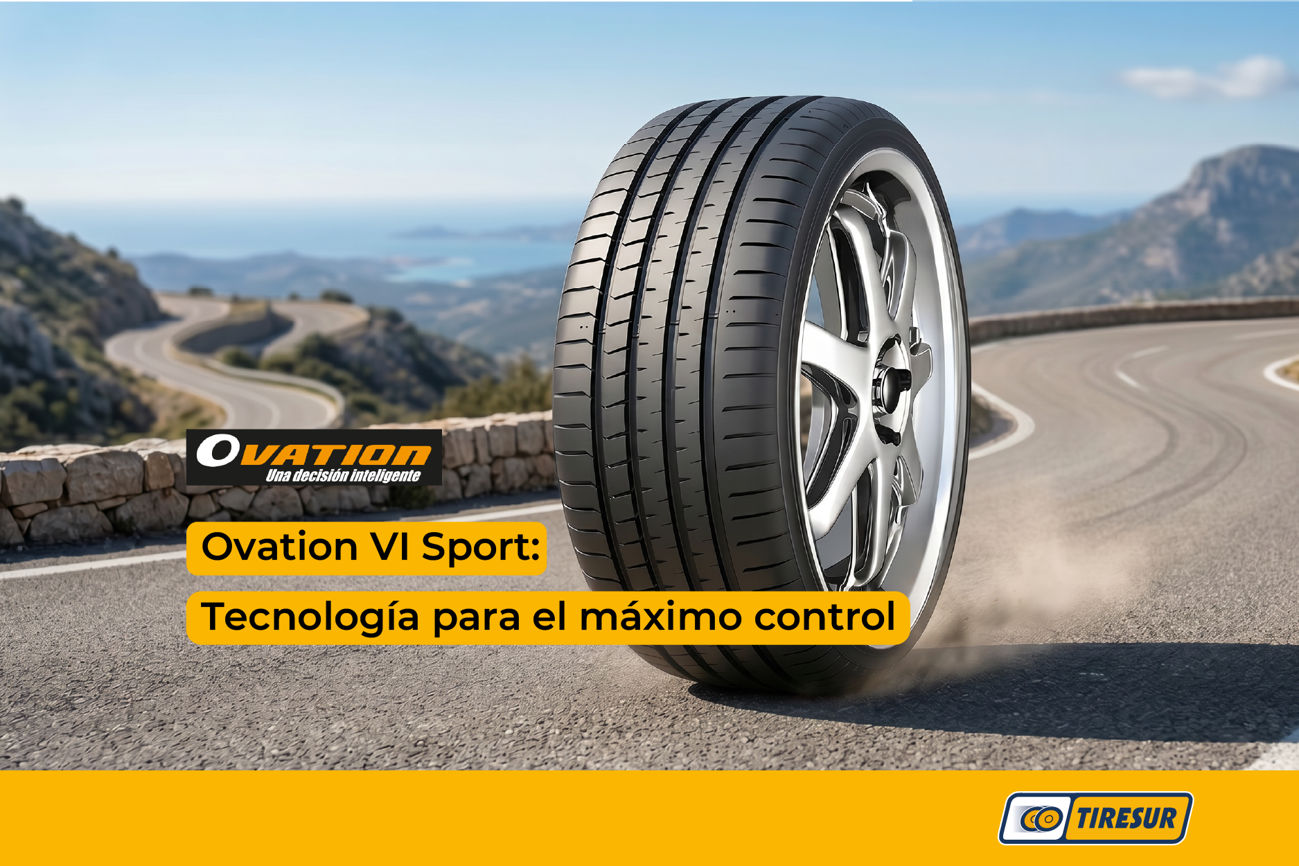 New Ovation VI SPORT: UHP Tire with Maximum Control and Comfort | Tiresur